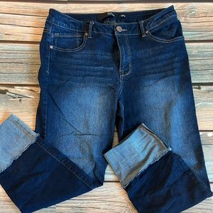 1822 Denim, skinny crop sz 12
